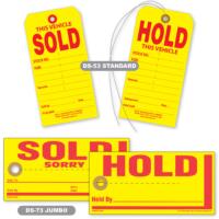Sold Hold Tags (DS-53 • DS-73)