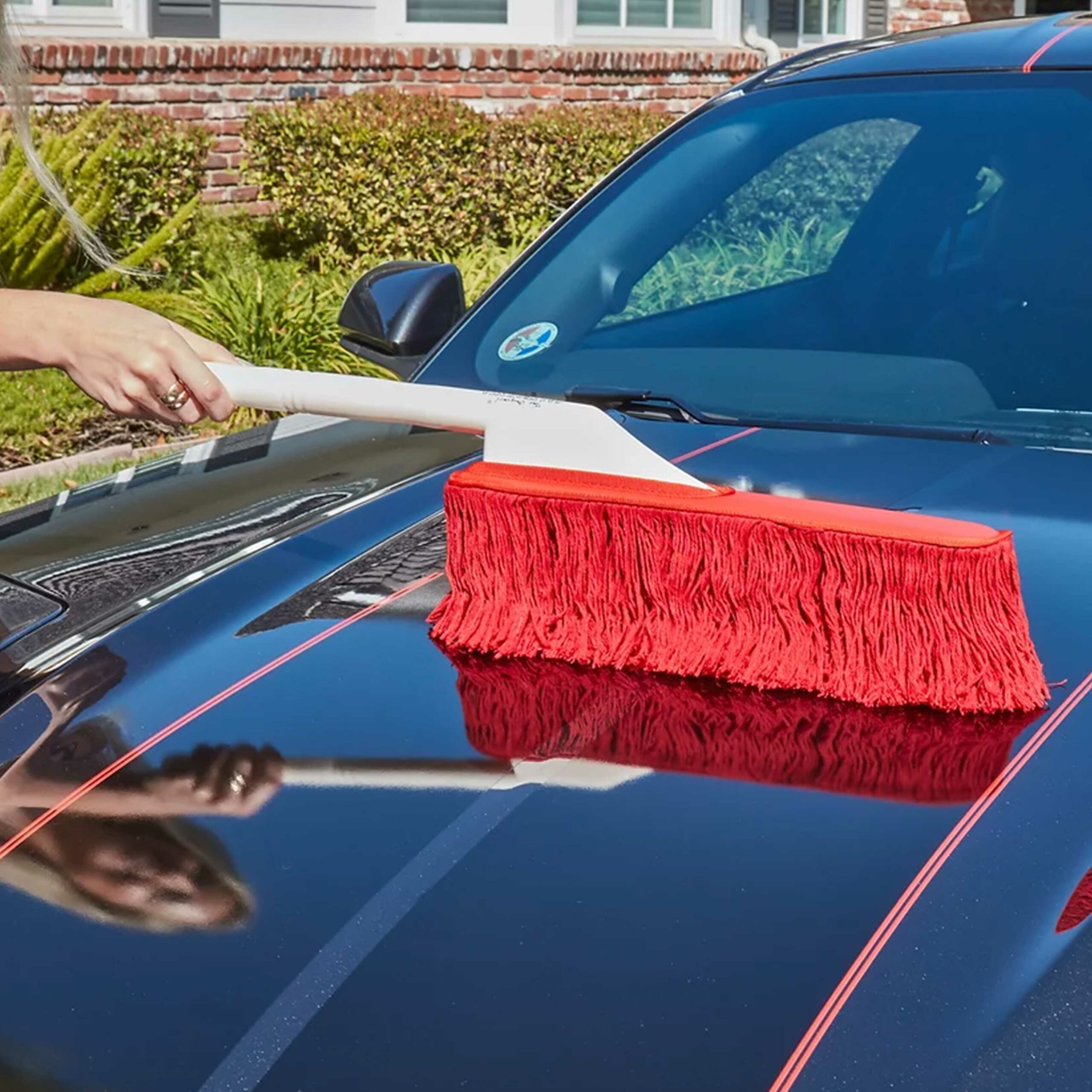 California Car Duster Traditional Car Duster with Plastic Handle