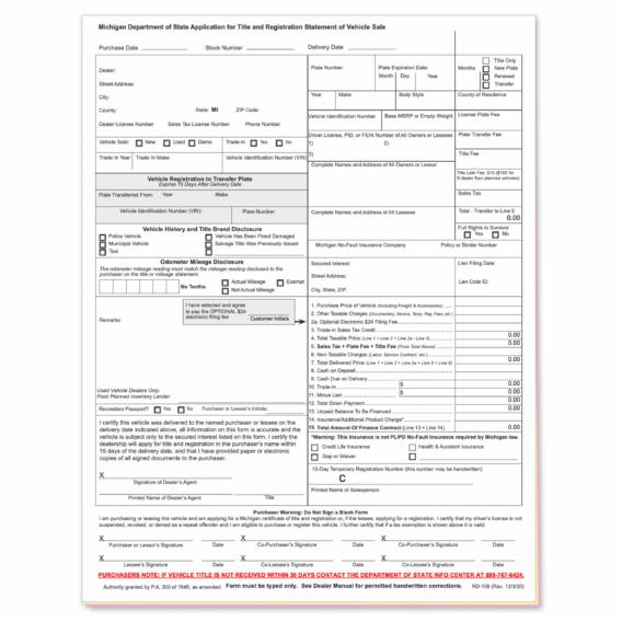 application-for-michigan-title-rd-108-dealers-supply-company