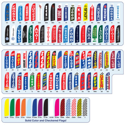 Additional Flags for Tall Flag & Pole Kits
