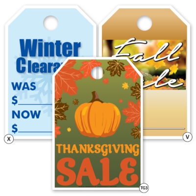 Full-Color Stock Hang Tags