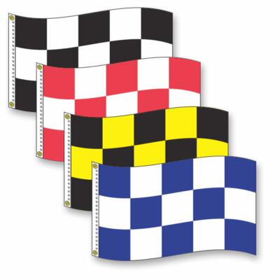 Checkered 3' x 5' Nylon Flags