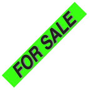 FOR SALE Windshield Slogan Signs auto dealer supply