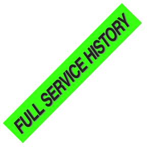 FULL SERVICE HISTORY Windshield Slogan Signs auto dealer supply