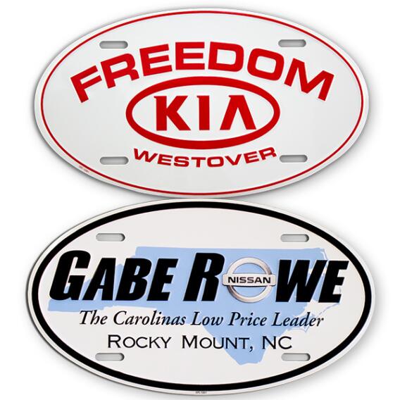License Plate Billboards auto dealership supply