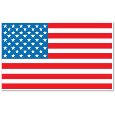 U.S. Flag Stickers for auto dealer supply showrooms