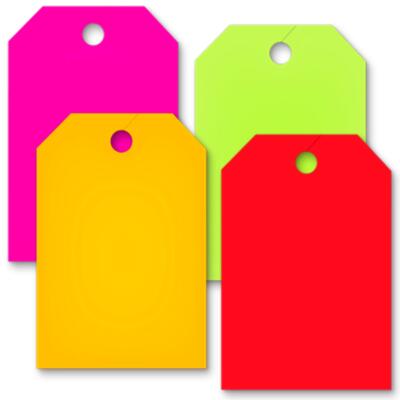 Fluorescent Hang Tags