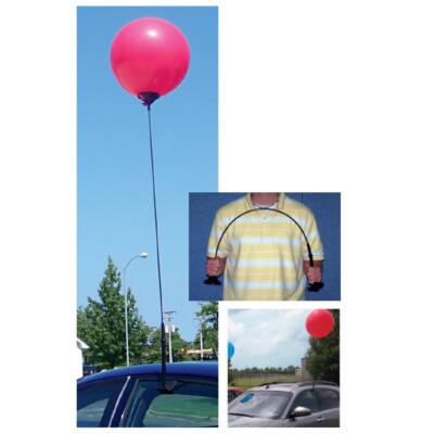 Balloon Stem Window Clips car dealer auto