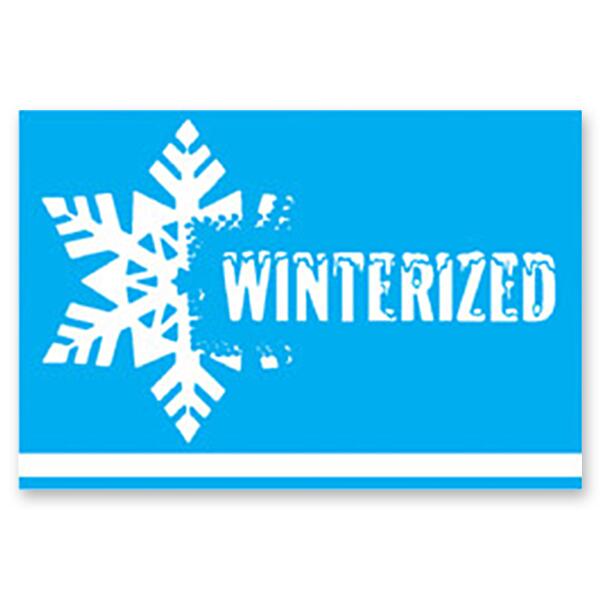Winterized Window Stickers