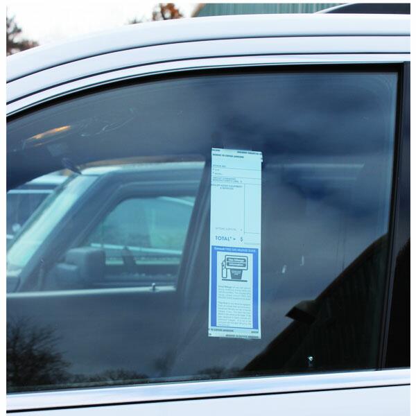 NARROW Vehicle Reconciliation Sticker
(Enlarged View)