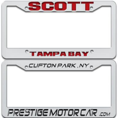 License Plate Frames auto dealership supply