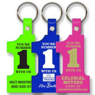 Soft Touch Logo Key Fobs dealership sales