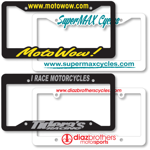 Details about   Metal License Plate Frame Vinyl Insert Anchor Typography & Symbols B