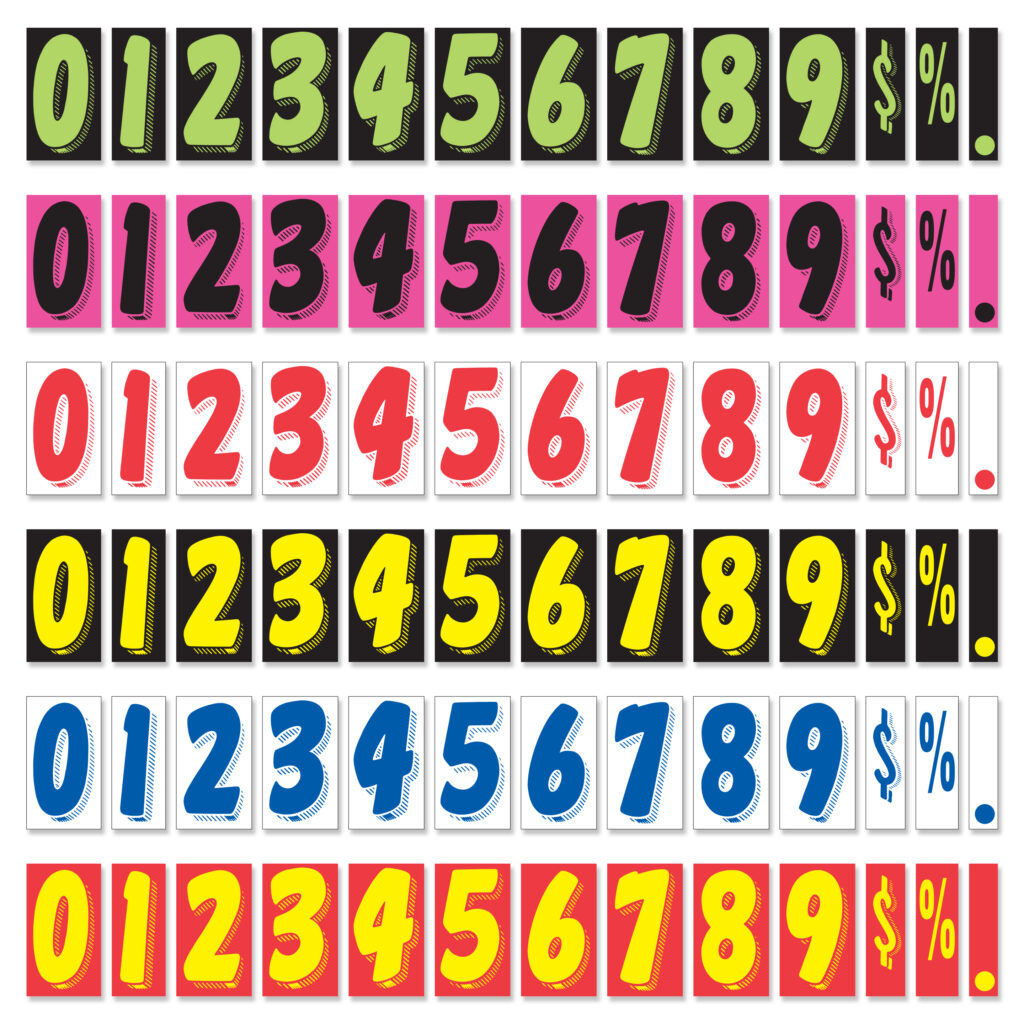オレンジ様確認用ページ DS-227 Vehicle Windshield Number Stickers - DS-227