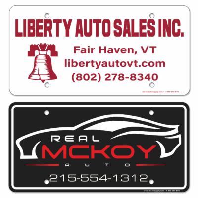 License Plate Billboards for auto dealership