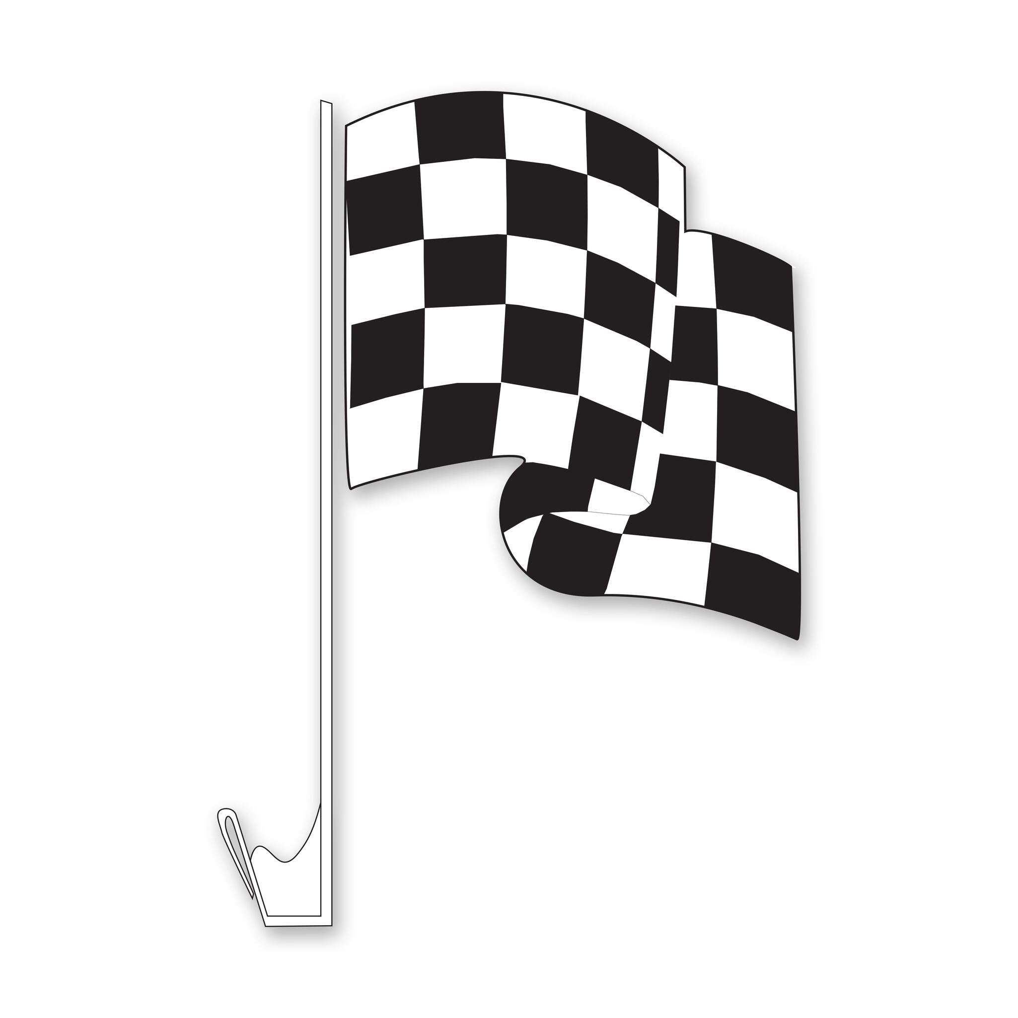 thumbnail image 2 of 12 Car Window Clip-On Flags – Dealership Supplies – Blue – 11x13 Inches 2 of 6