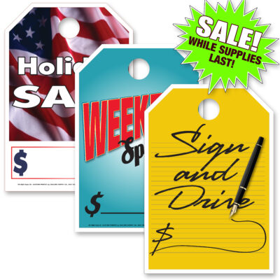 Full-Color Stock Hang Tags