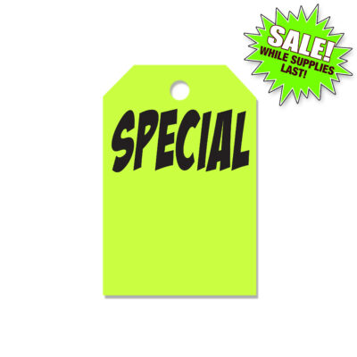 Fluorescent Hang Tags
