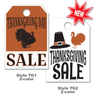 THANKSGIVING Hang Tags