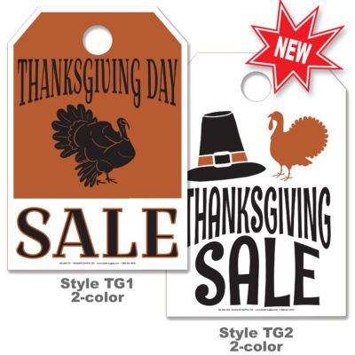 THANKSGIVING Hang Tags