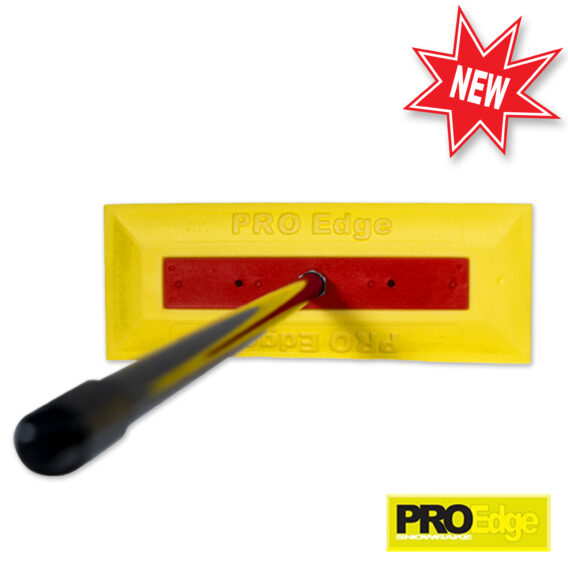 Red and Yellow ProEdge Snow Rake with Handle