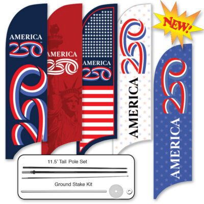 America250™ Swooper Flag Kits