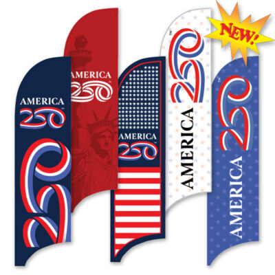America250™ Swooper Flags
