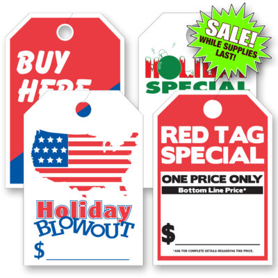 2-Color Stock Hang Tags