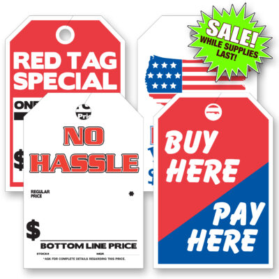 2-Color Stock Hang Tags
