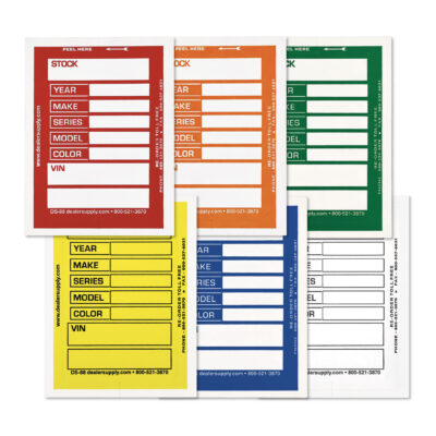 Kleer Bak™ Stock Stickers